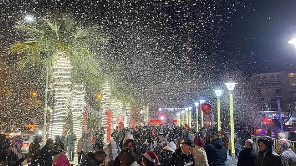 Başkan Çerçioğlu’ndan yeni yıl sürprizi “Aydın’a kar yağdı”