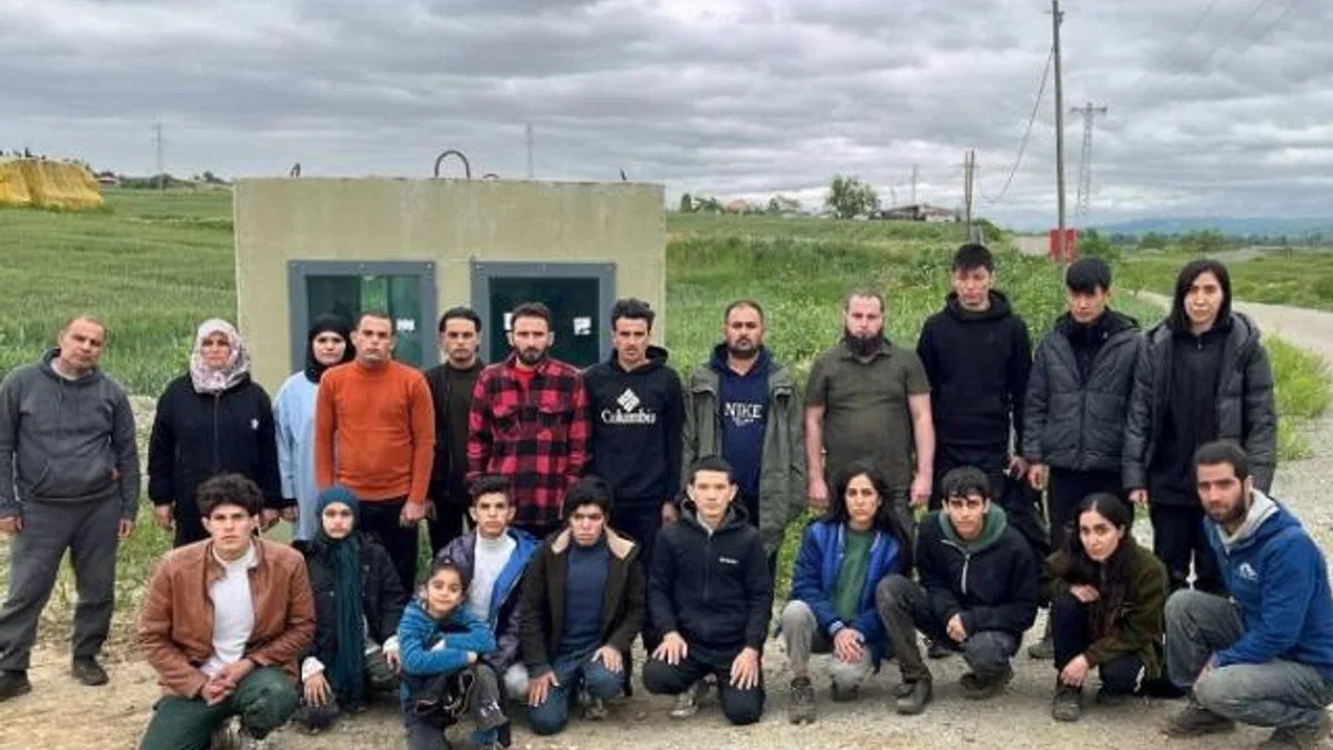 Uzunköprü’de 22 göçmen yakalandı