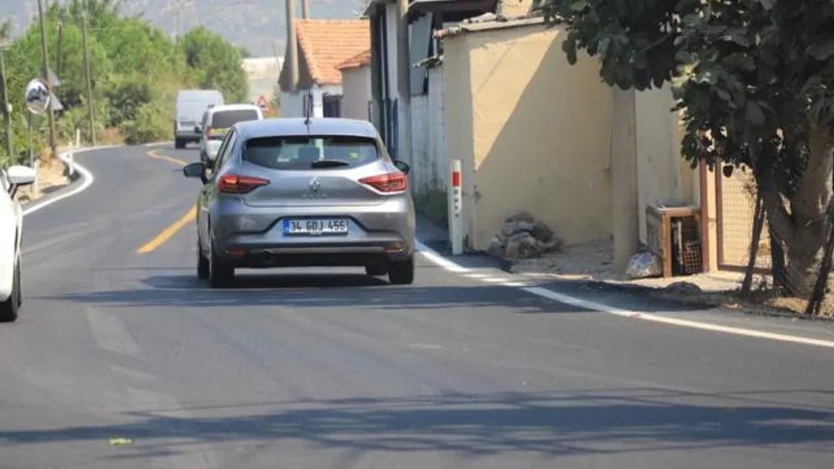 Milas kırsalındaki 80 milyonluk yol yatırımı tamamlandı