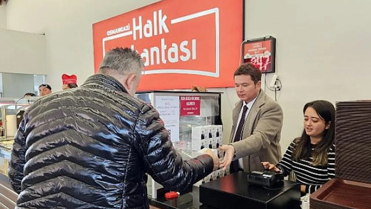 Başkan Aydın’dan kandil simidi ikramı