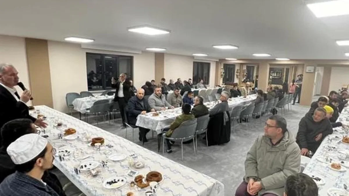 Bursa İnegöl’de Bereket Sofrasının finali Sanayi Camiinde yapıldı