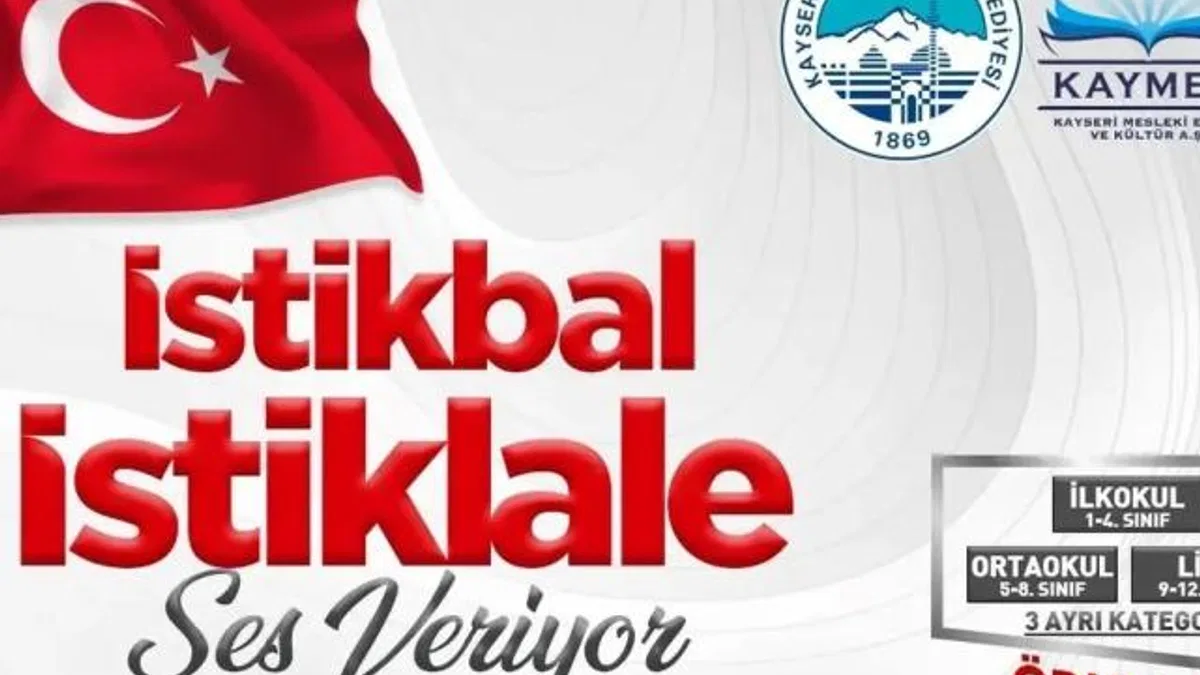 Kayseri Büyükşehir’den İstiklal Marşı Okuma Yarışması