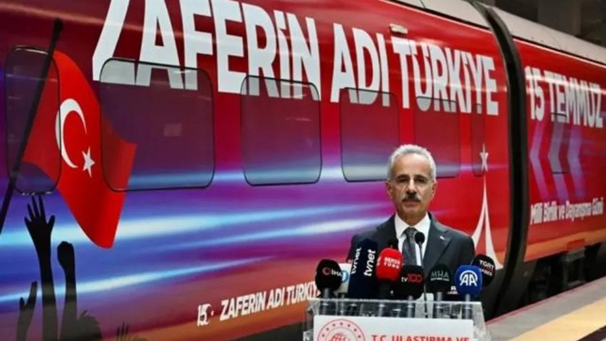 15 Temmuz treni 90 bin kilometre yol kat edecek