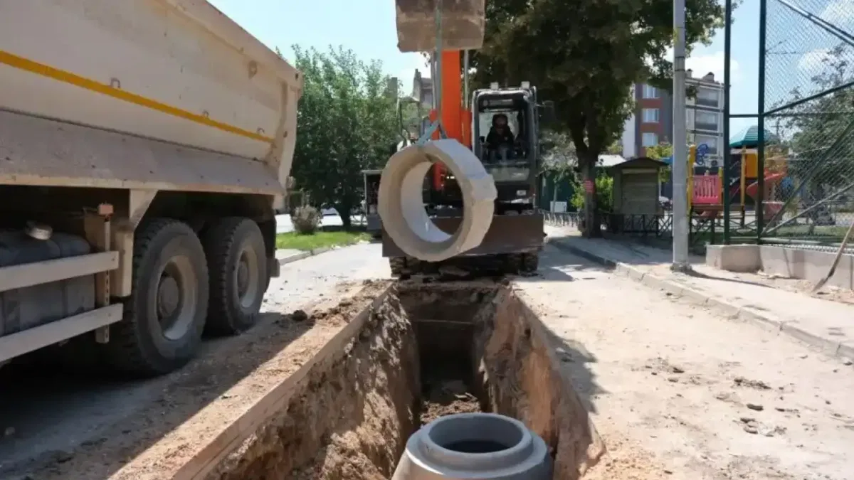Eskişehir’de iki sokakta kanalizasyon hatları tamamlandı