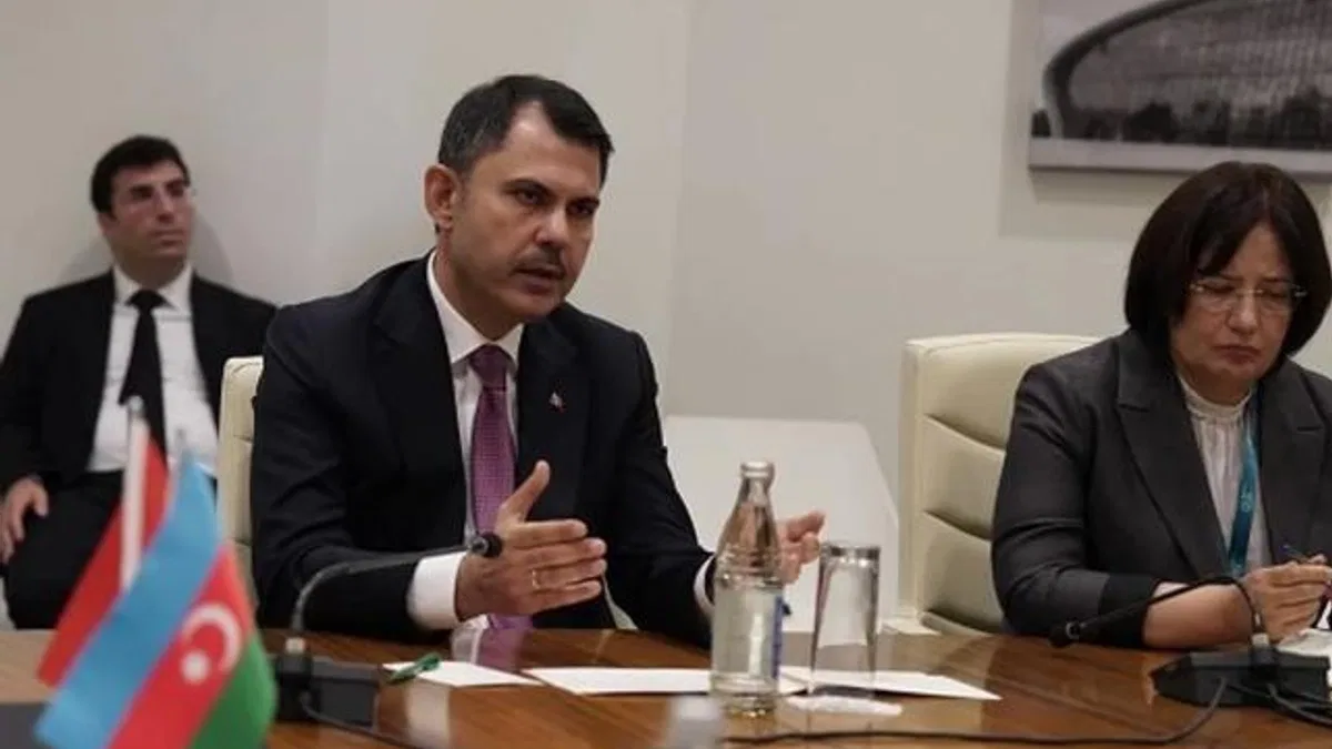 Bakan Kurum’dan Pre-COP29’da Gazze mesajı