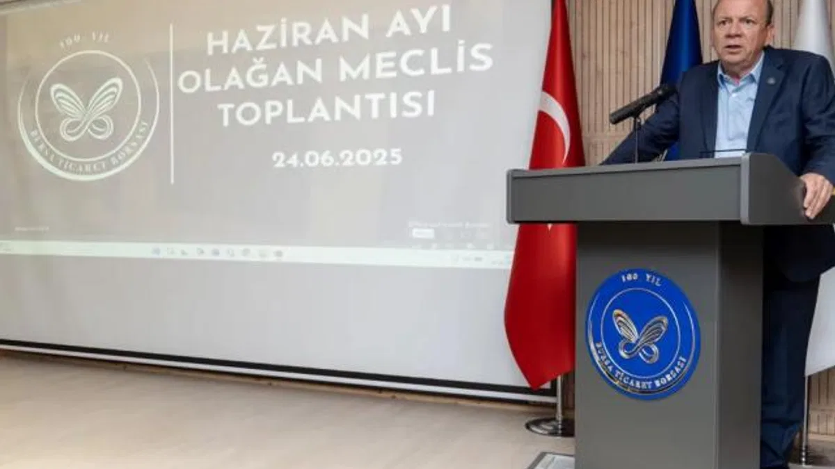 Bursa Ticaret Borsası Haziran toplantısını yaptı