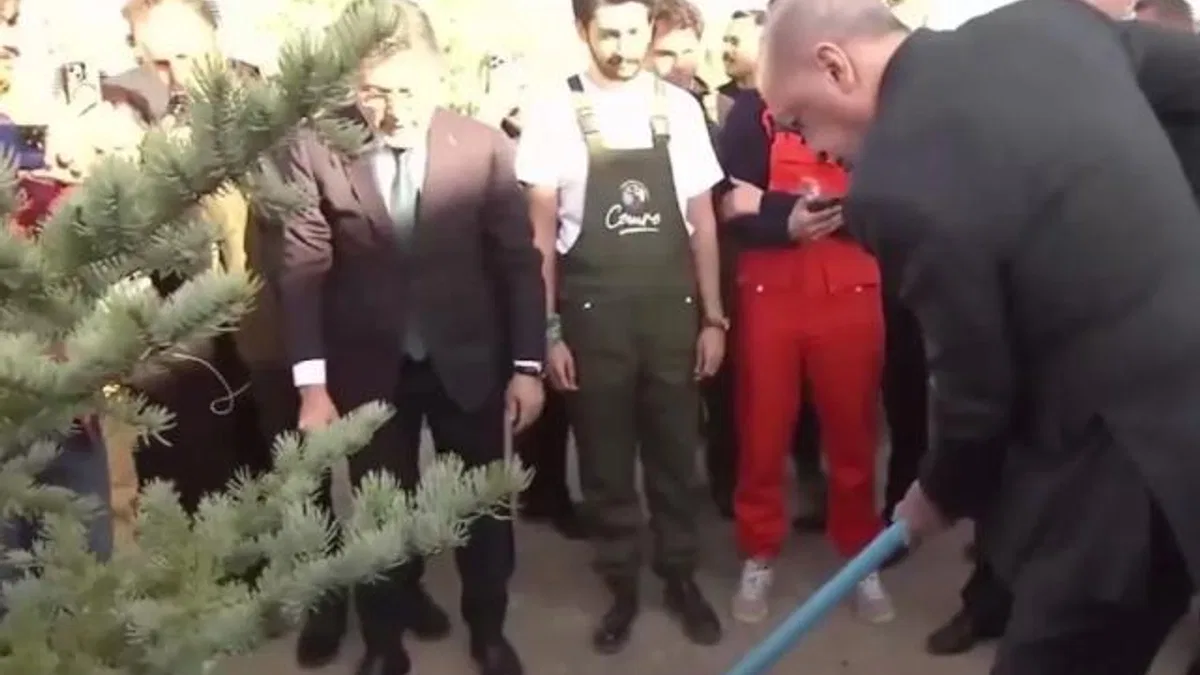 Cumhurbaşkanı Erdoğan: Her karış vatan toprağını yeşille, hayatla, umutla buluşturacağız