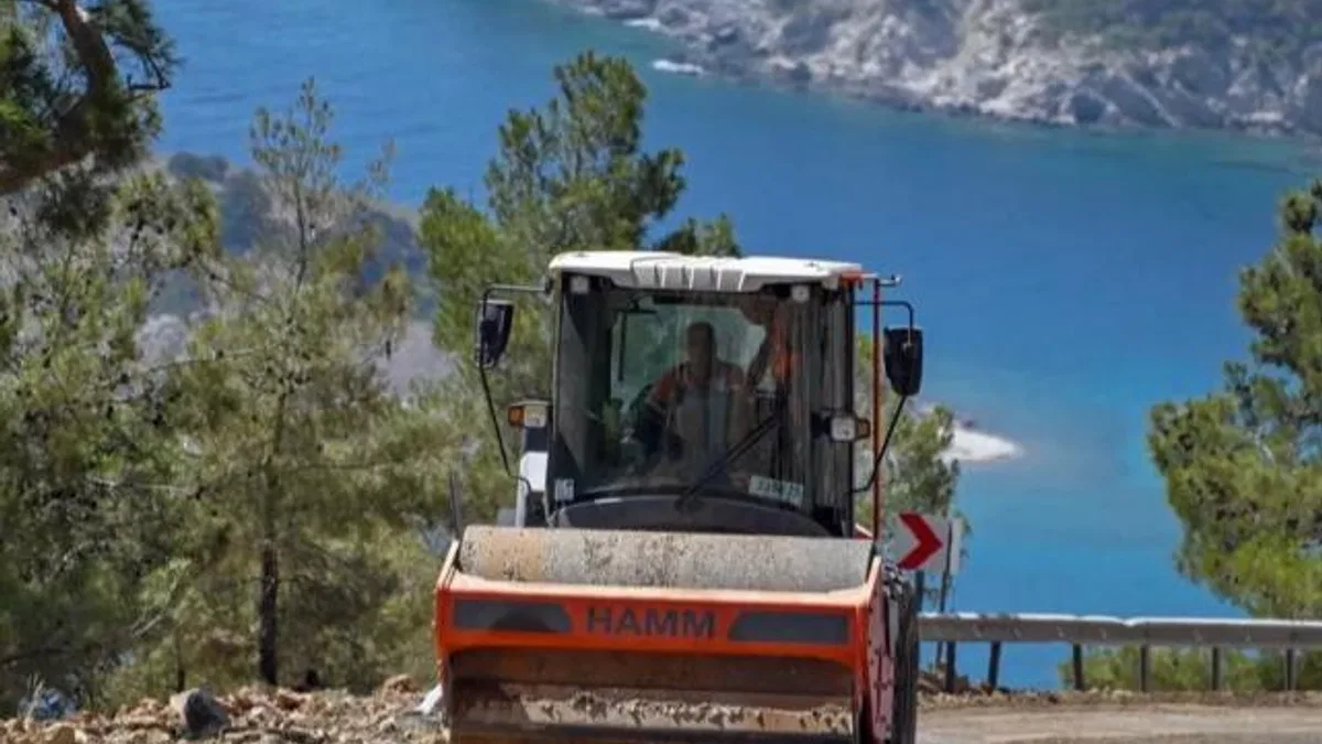 Mersin Büyükşehir’den Yeşilovacık yoluna konforlu dokunuş