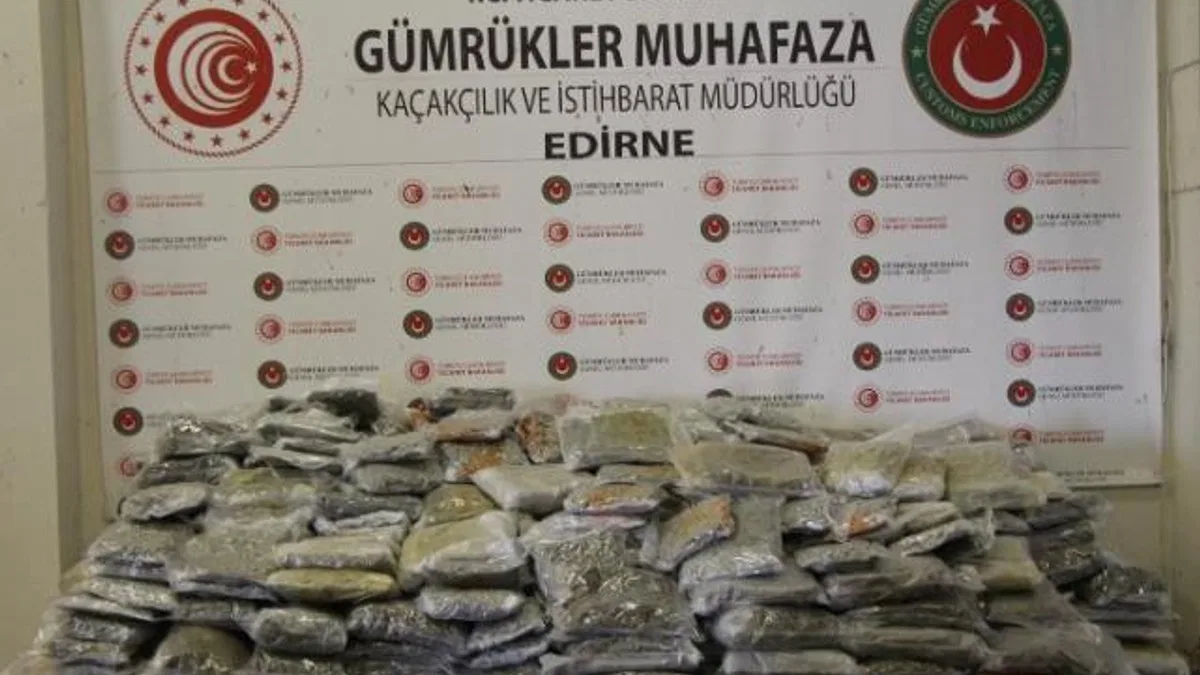 Edirne Jandarması’ndan uyuşturucu avı!