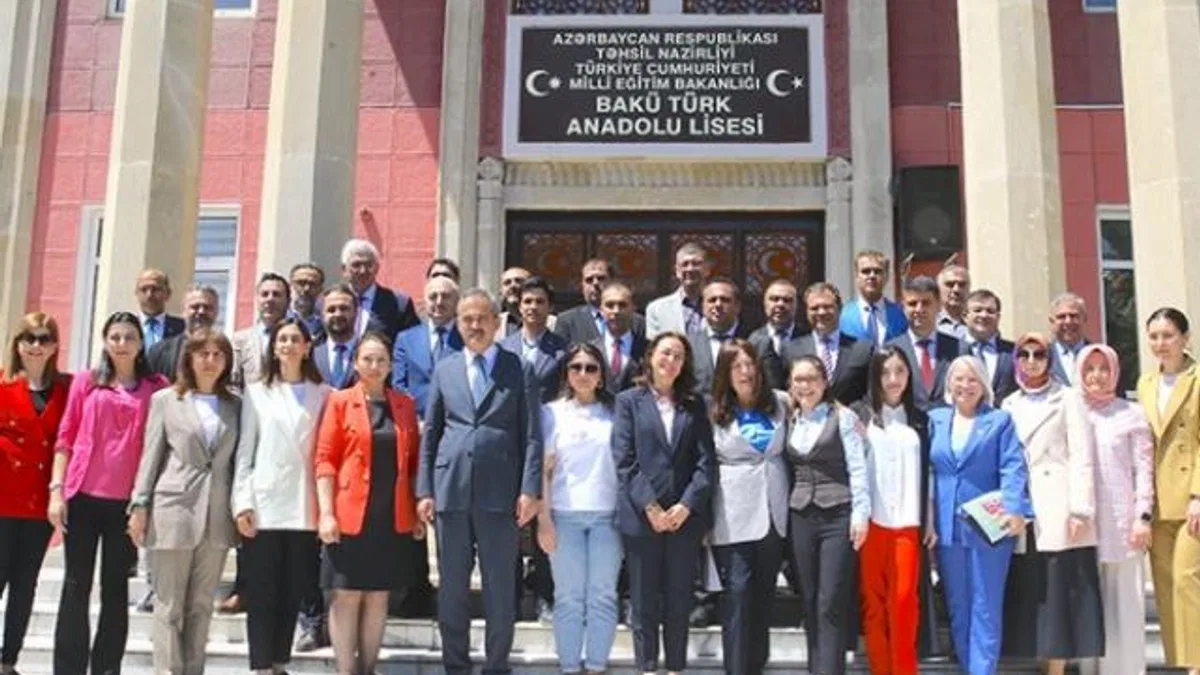 TBMM’den Bakü’deki Türk eğitim kurumlarına ziyaret