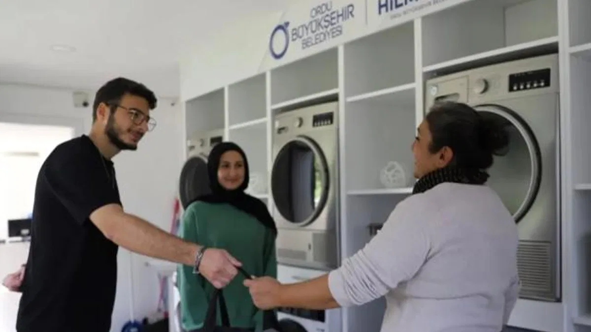 Ordu’da gençler çamaşır derdine düşmüyor