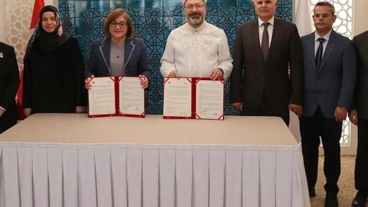 Gaziantep’le Diyanet’ten iş birliği protokolü