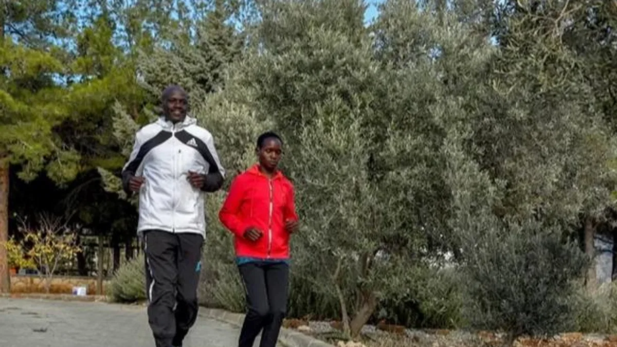 Kenyalı atletler, Mersin Maratonu’na Darısekisi’de hazırlanıyor