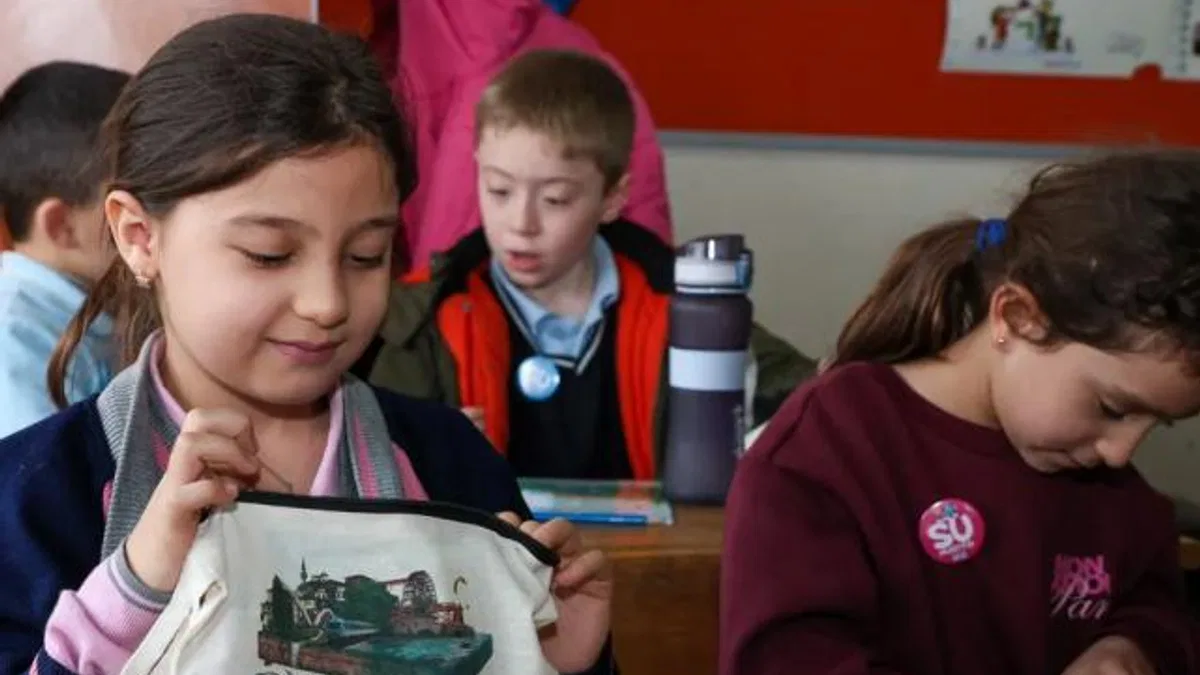 Geyve’de minikler ‘su müfettişi’ oldu