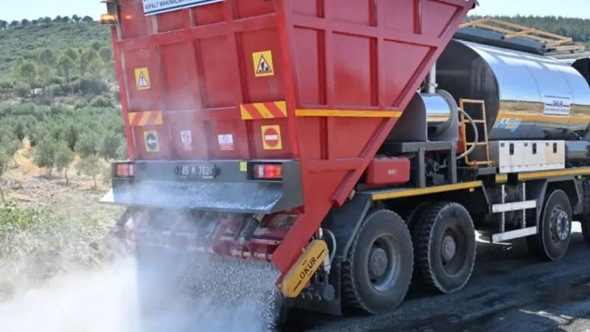 Manisa’da yeni nesil asfalt dönemi başladı