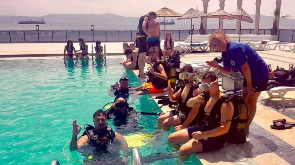 Bursa Gemlik’teki yaz kampı sportif etkinliklerle dolu