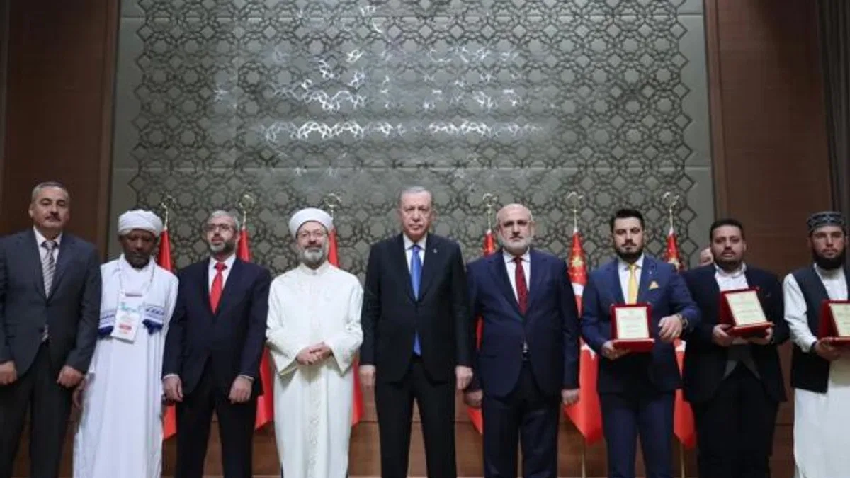 Hafızlık ve Kur’an-ı Kerim’i Güzel Okuma Yarışması’nda ödüller sahiplerini buldu