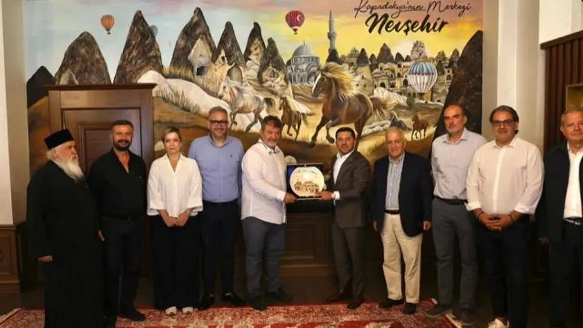Kapadokya’da mübadele torunlarından anlamlı ziyaret