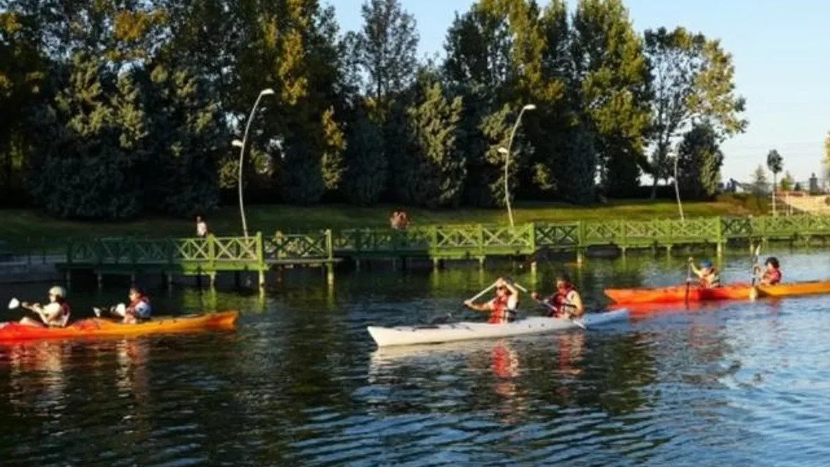 Denizi olmayan şehirde su sporları heyecanı