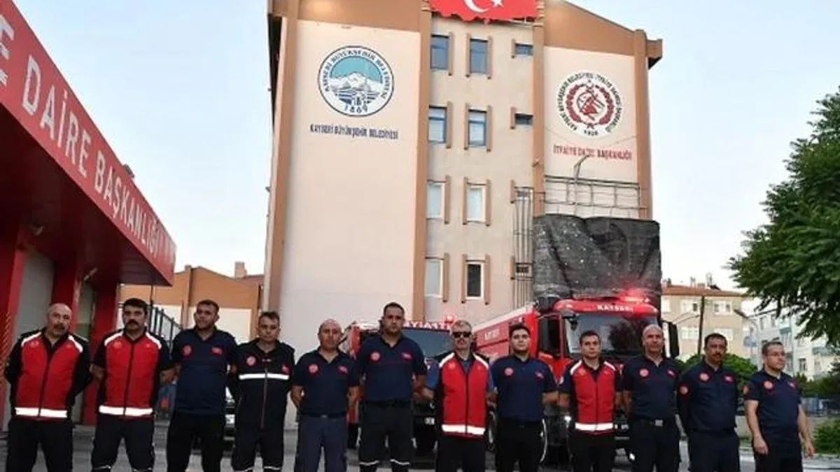 Kayseri Büyükşehir’den Manisa yangınına yardım desteği