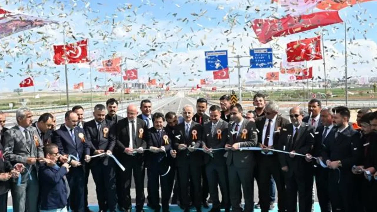 Karaman Çevre Yolu’na ilk kurdele kesildi… Seyahat süresi 6 dakikaya düştü