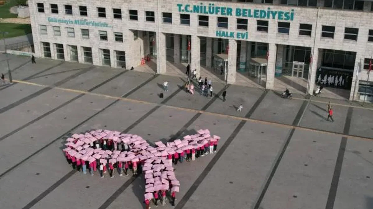 Nilüfer’de Meme kanserine karşı farkındalık oluşturuldu