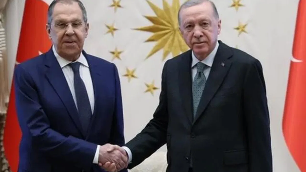Cumhurbaşkanı Erdoğan, Rusya Dışişleri Bakanı Lavrov’u kabul etti