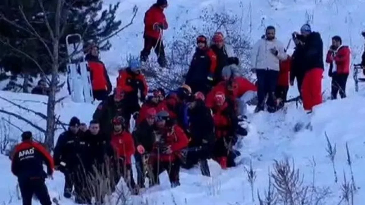 Palandöken’de çığ faciası