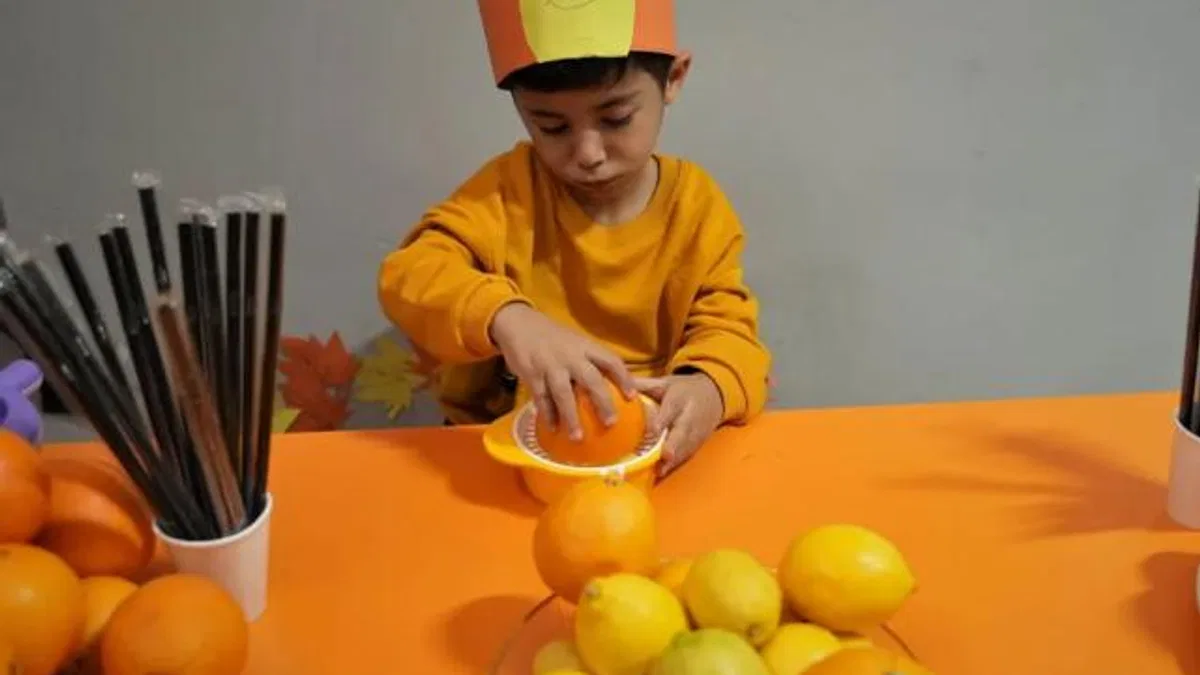 Ankara’da miniklerden renkli ‘C Vitamini’ etkinliği