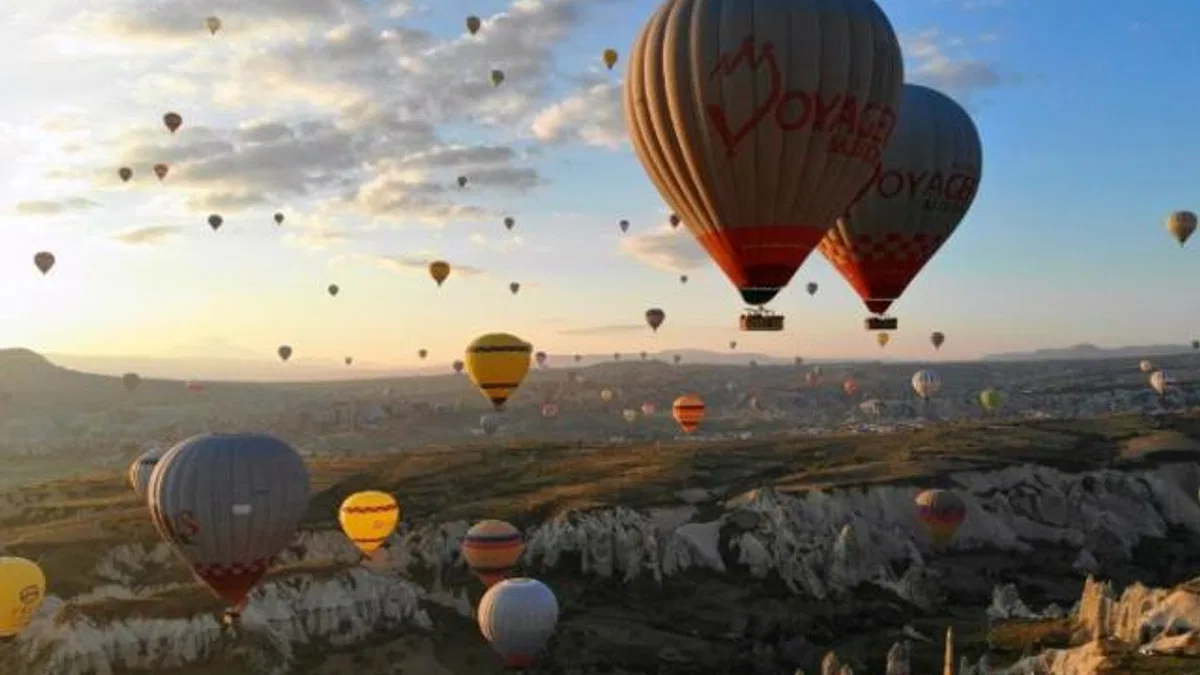 Sıcak hava balonculuğunda zirvedeyiz