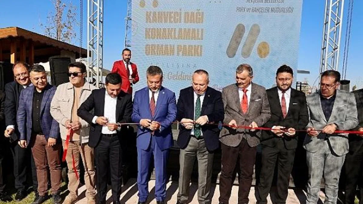 Kahveci Dağı Konaklamalı Orman Parkı Muhteşem Bir Törenle Açıldı