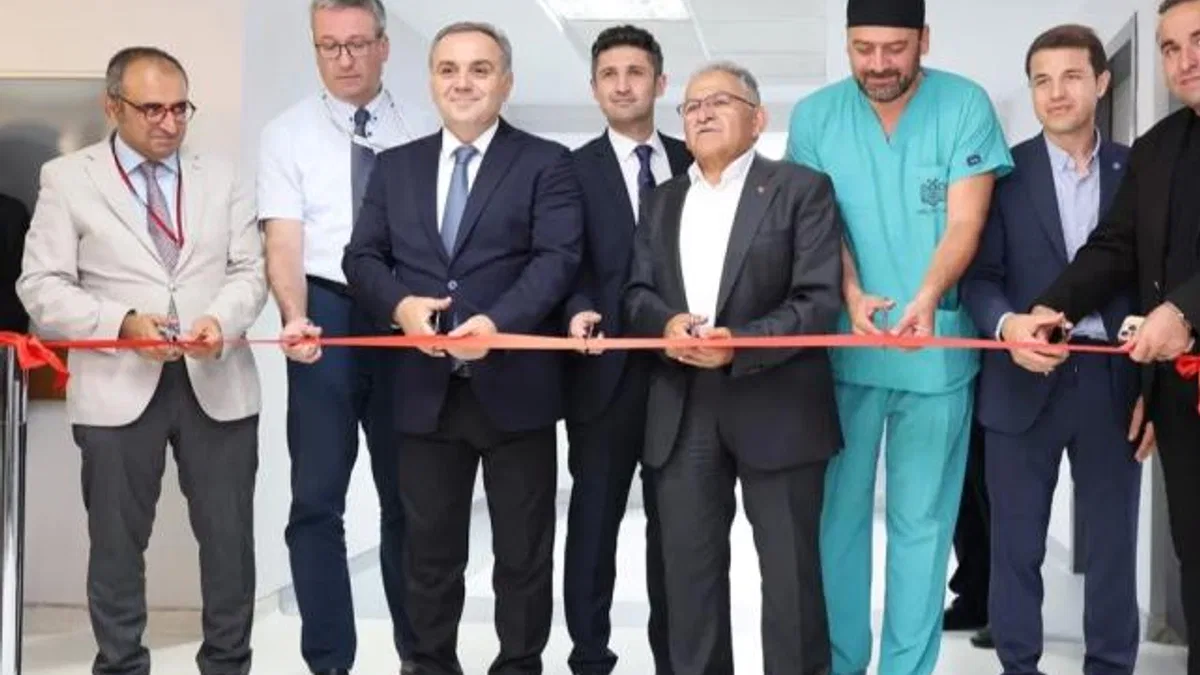 ERÜ Gevher Nesibe Hastanesi’nde yenilenen servise açılış