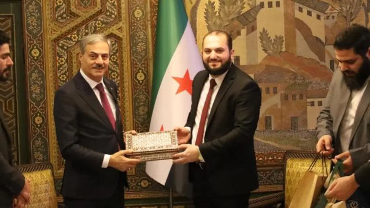 Yusuf Alemdar Suriye’nin başkenti Şam’da yönetim ile bir araya geldi