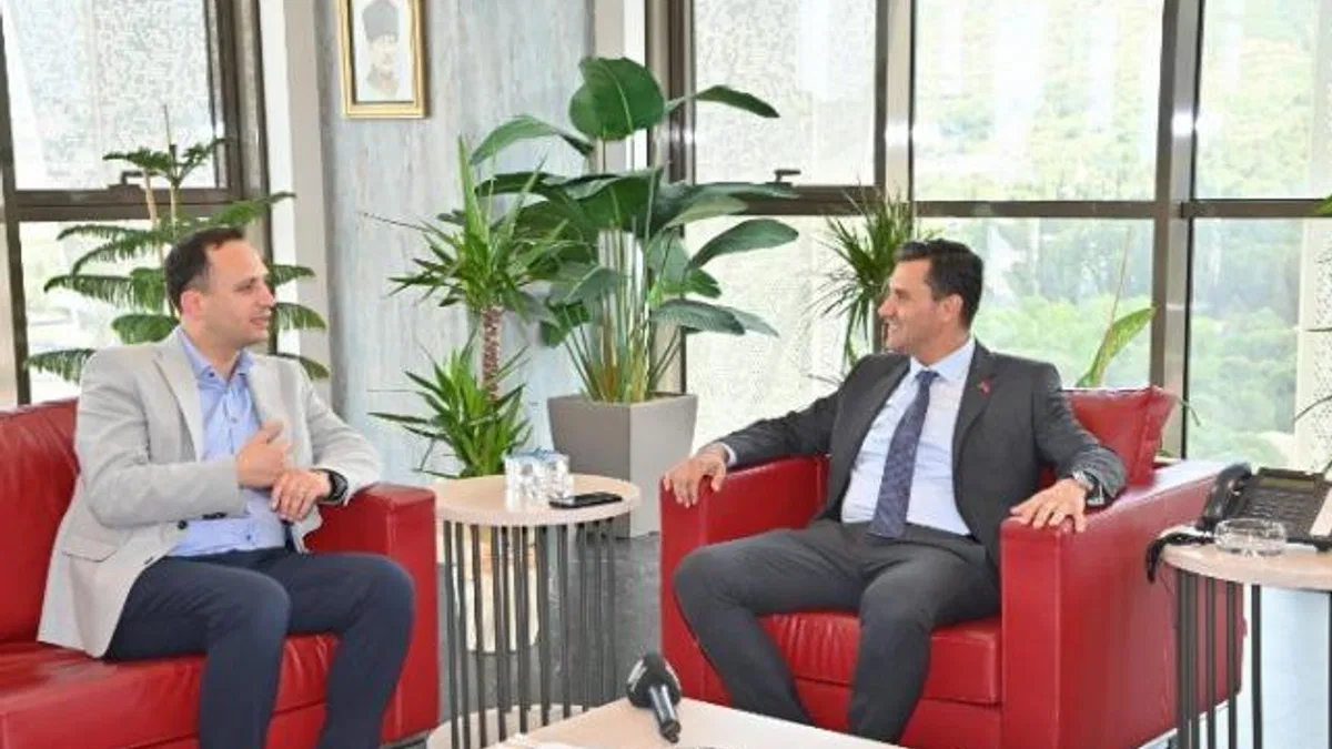 Ömer Eşki’den Başkan Zeyrek’e hayırlı olsun ziyareti