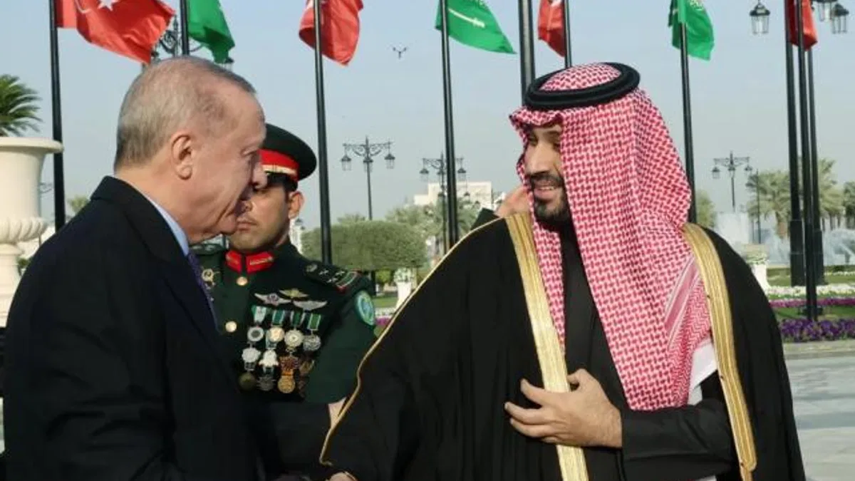 Cumhurbaşkanı Erdoğan, Veliaht Prensi ile görüştü