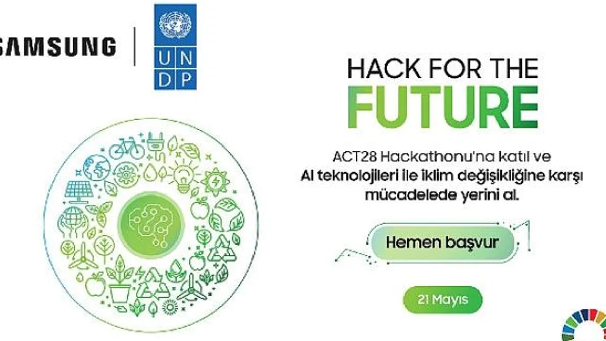 ‘İklim için Yapay Zeka Hackathonu’na başvuru için yarın son gün!