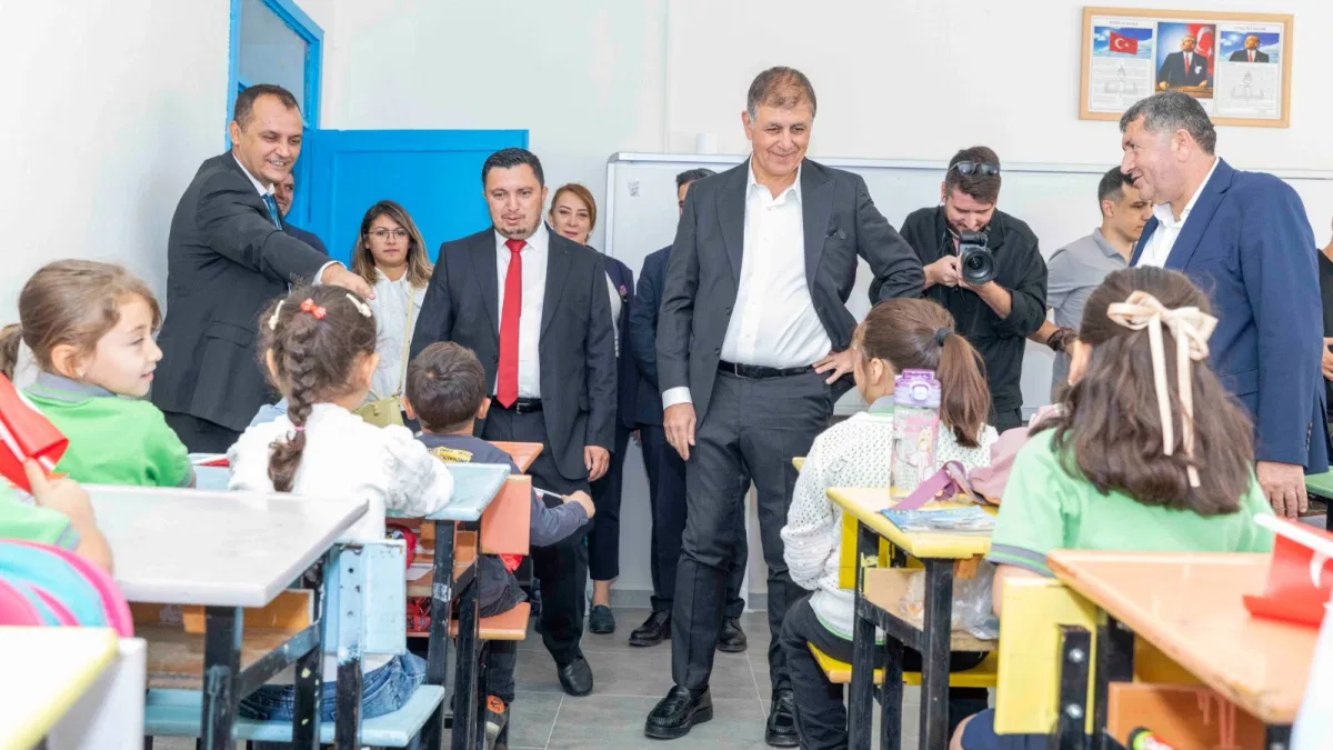 Kızıloba İlkokulu yenilendi, çocuklar sevinçte