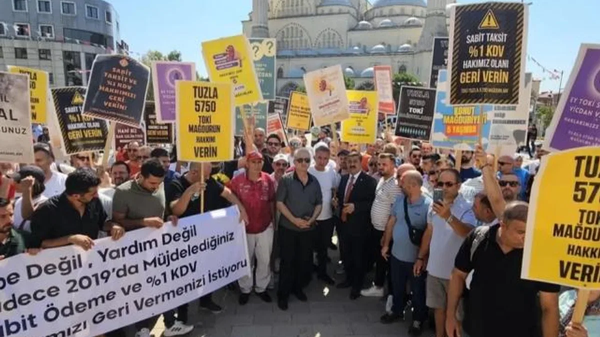 İYİ Partili Türkoğlu TOKİ mağdurlarına ses oldu! Bakan Kurum’a TOKİ soruları…