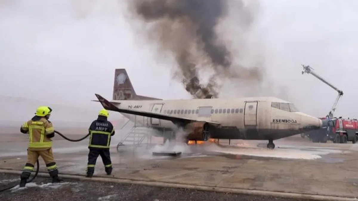 Havaalanlarının kahramanları: ARFF ekipleri… 481 acil duruma müdahale etti