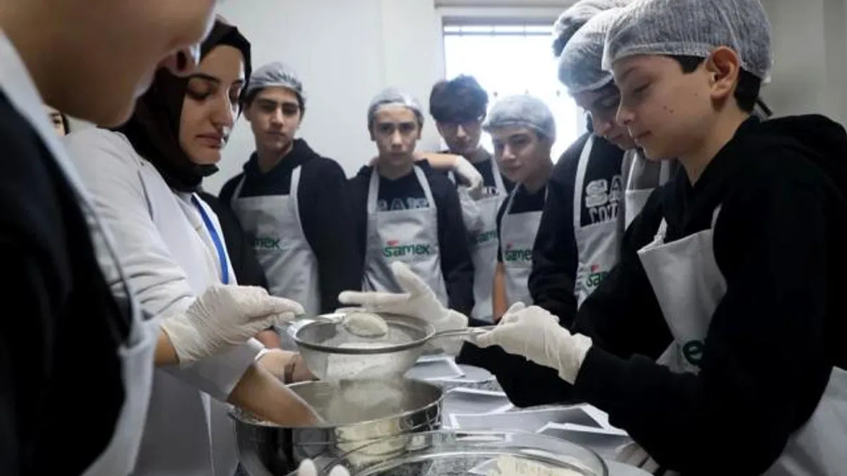 Gastronomide ilk adımı SAMEK’te attılar