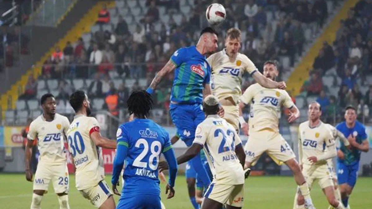 Çaykur Rizespor 2-2 MKE Ankaragücü (Maç Sonucu) Rize’de puanlar paylaşıldı!