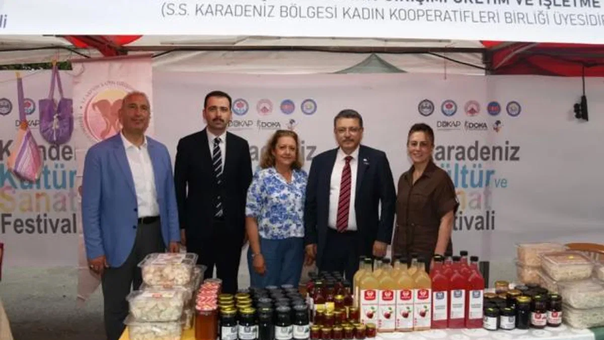 Üreten kadınlara bir destek de Trabzon’dan