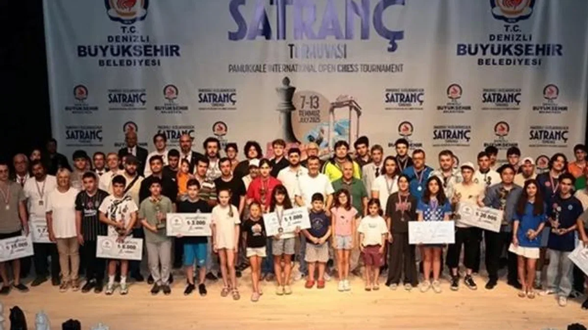Pamukkale Uluslararası Açık Satranç Turnuvası sona erdi