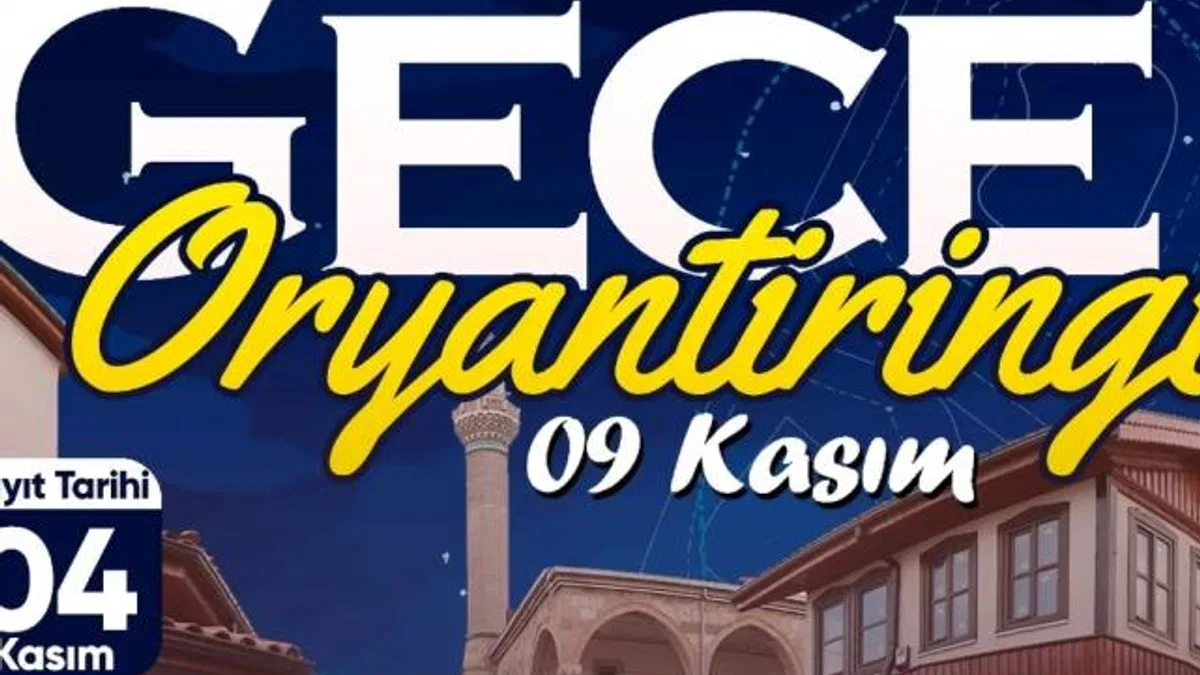 Konya’da ‘Gece Oryantiringi’