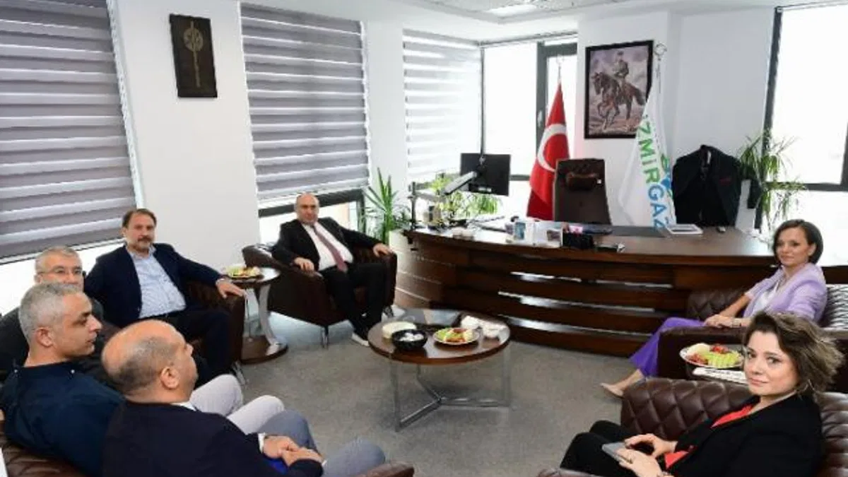 Başkan Kınay’dan İZMİRGAZ ziyareti