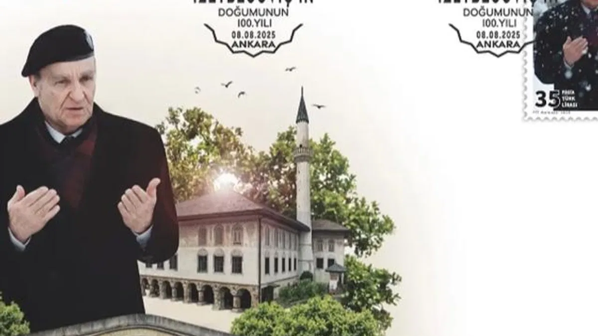 PTT AŞ’den İzetbegoviç’e özel pul