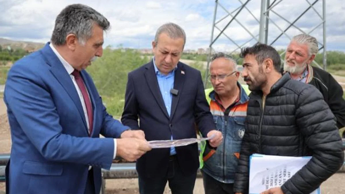 Başkan Uzun çalışmaları yerinde inceledi