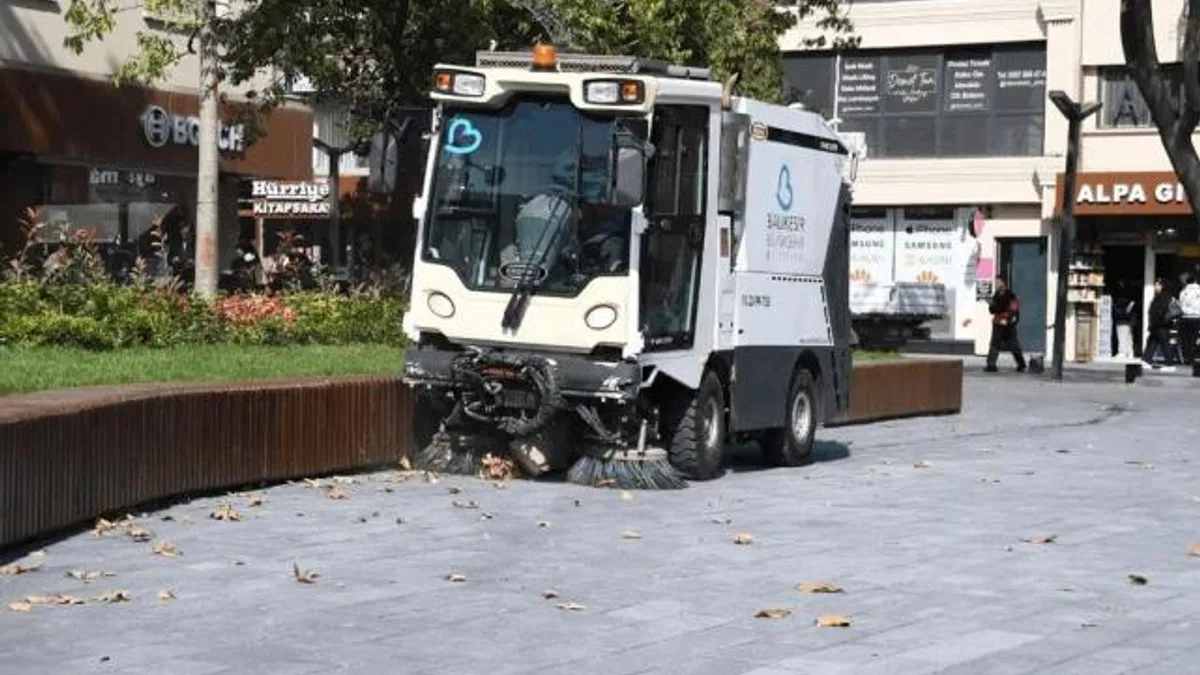 Balıkesir’de temiz şehir için 7/24 hizmet