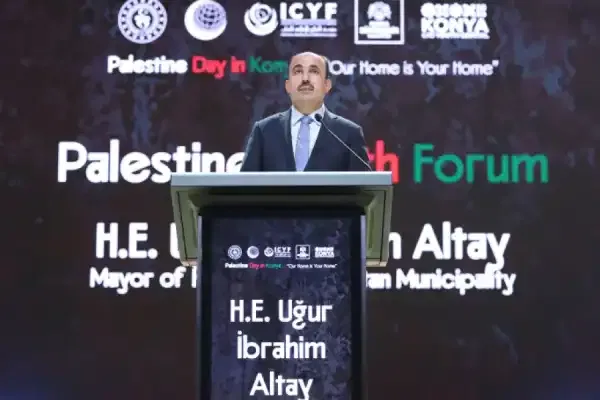 Konya'da Filistin Gençlik Forumu düzenlendi