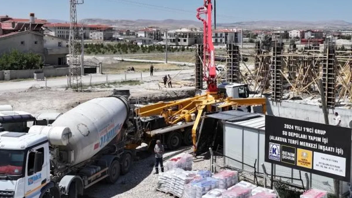 Konya’da Alakova Terfi İstasyonu yükseliyor